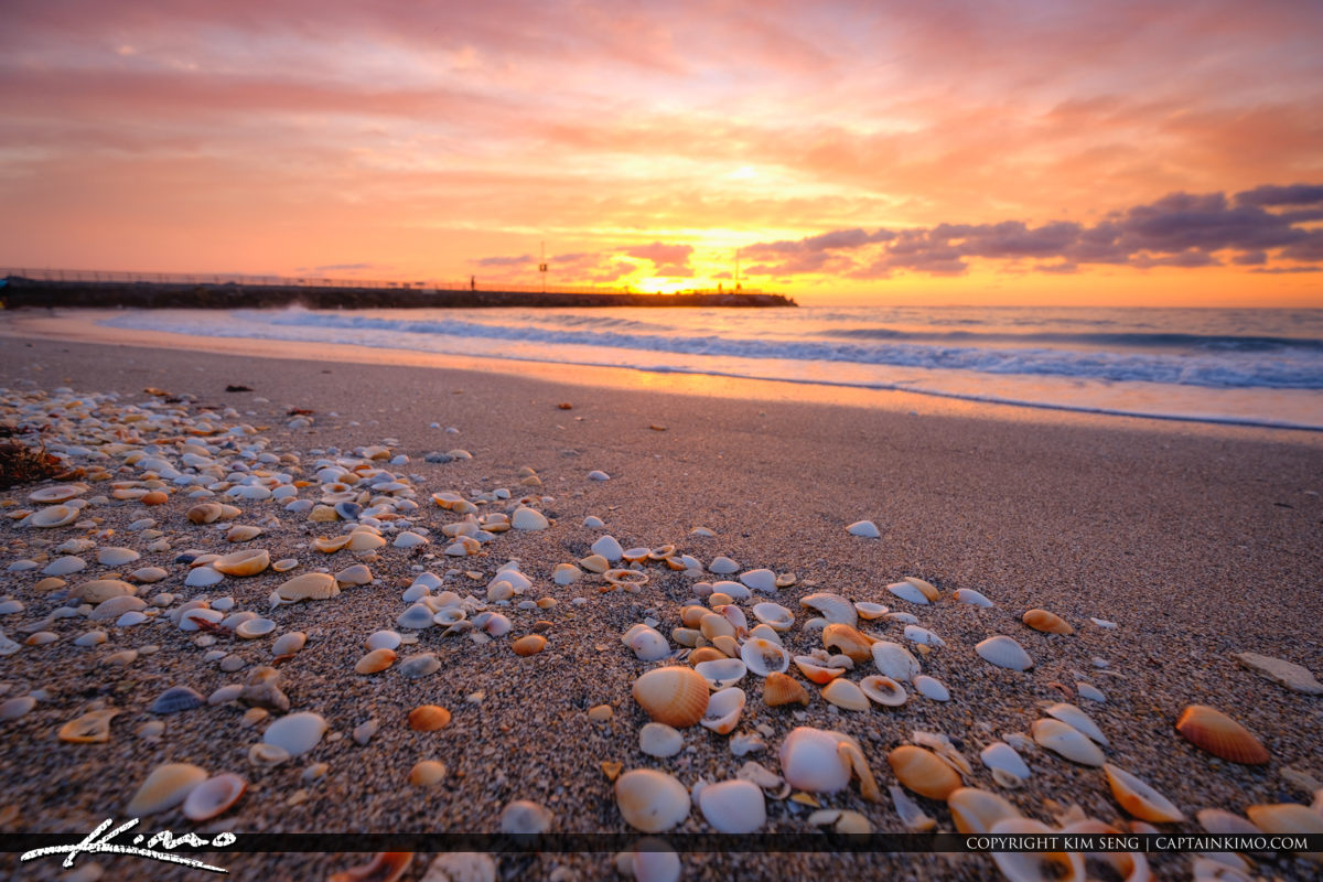 Jupiter Beach Park Inlet Jupiter Florida Royal Stock Photo