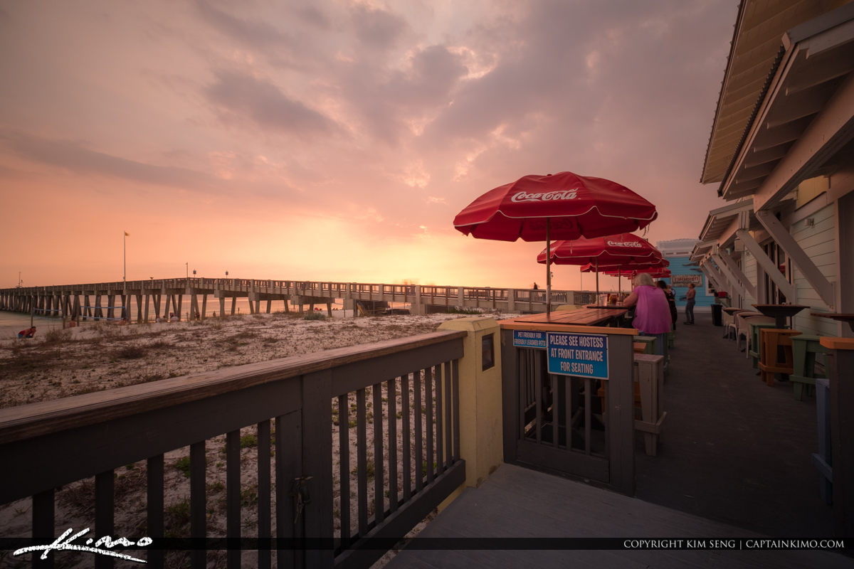 RussellFields Pier Pier Park Panama City Beach Florida Royal Stock Photo