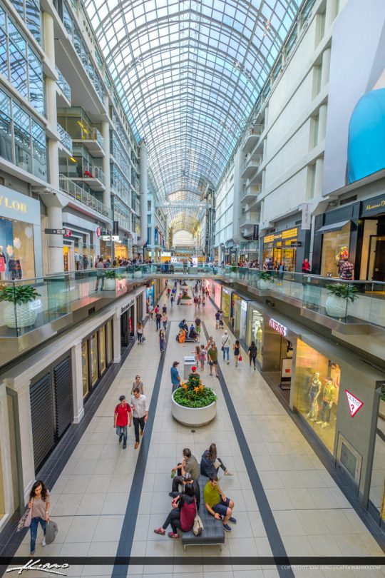 Toronto Canada Ontario Busy Shopping Mall Royal Stock Photo