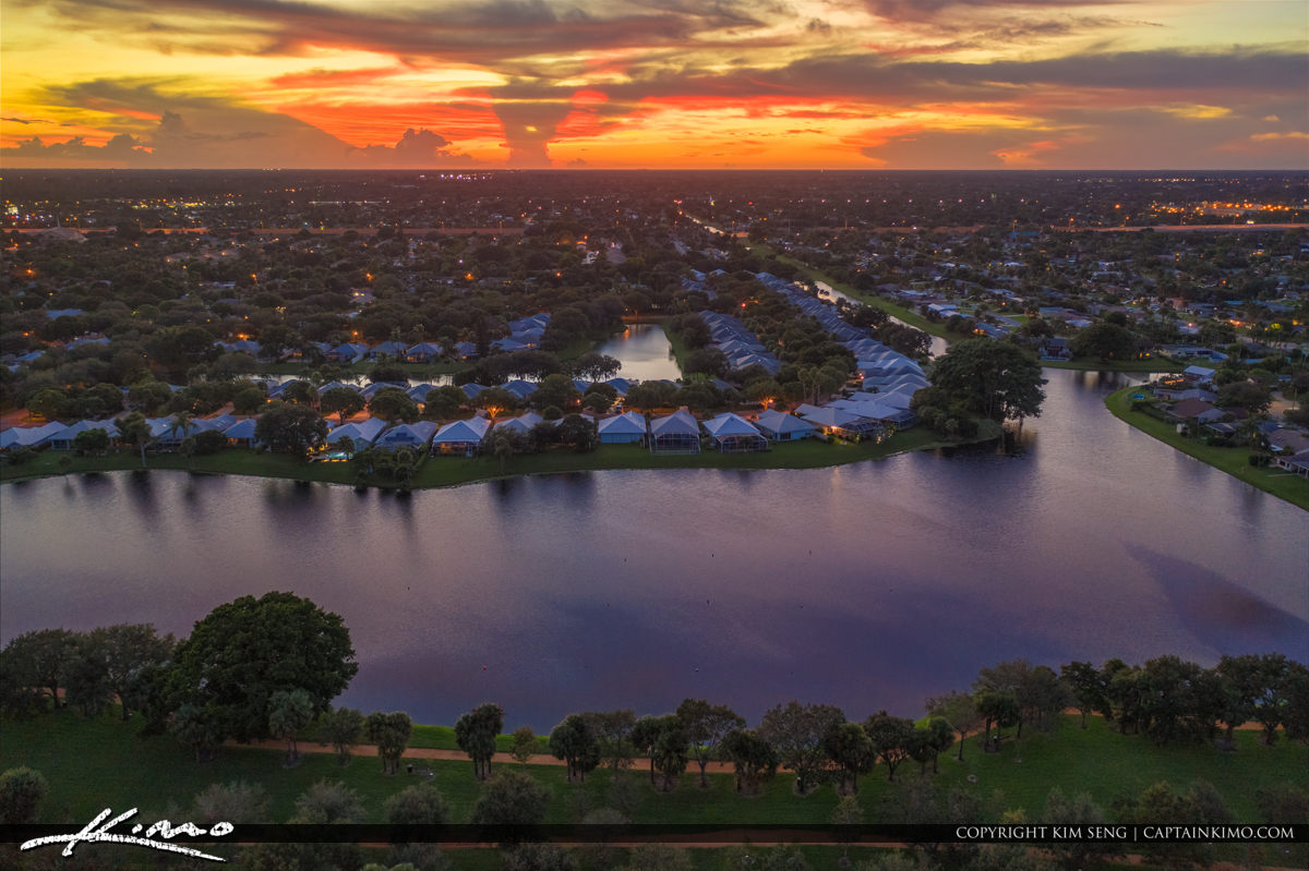Palm Beach Gardens Neigherhood Sunset Homes Waterfront Property Royal