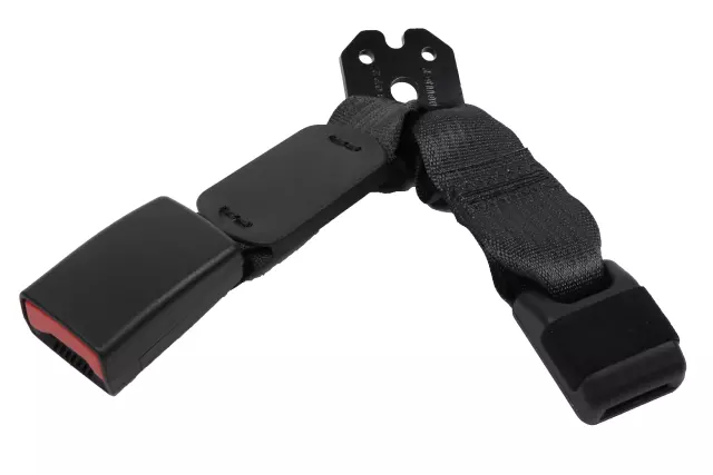 Black Rear Passenger Side Seat Belt with Buckle