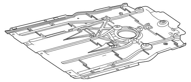 247-520-09-00 - Cover, Engine Comp Lower 1954-2026 Mercedes-Benz 247-520-09-00 - Cover, Engine Comp Lower 1954-2026 Mercedes-Benz