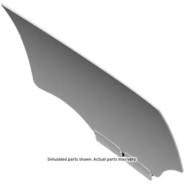 Passenger Side Rear Door Window