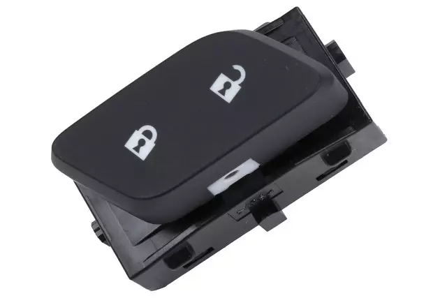 Jet Black Driver Side Door Lock Switch