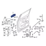 2017-2022 Ford - Handle, Outside