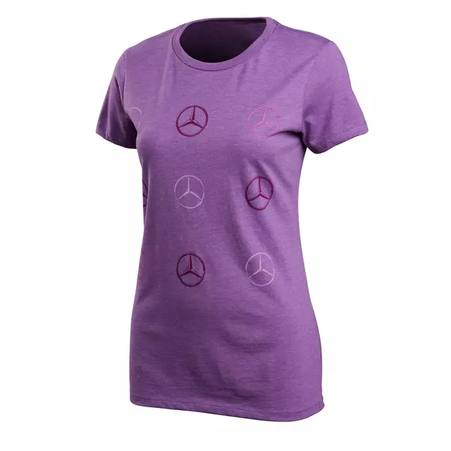 1445175-86 - Mer Ladies Next Level Cvc T-Shirt Purple | Mercedes