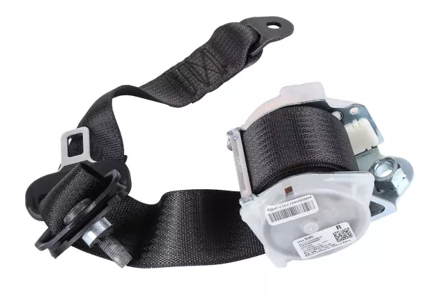 Jet Black Rear Passenger Side Seat Retractor Side Belt