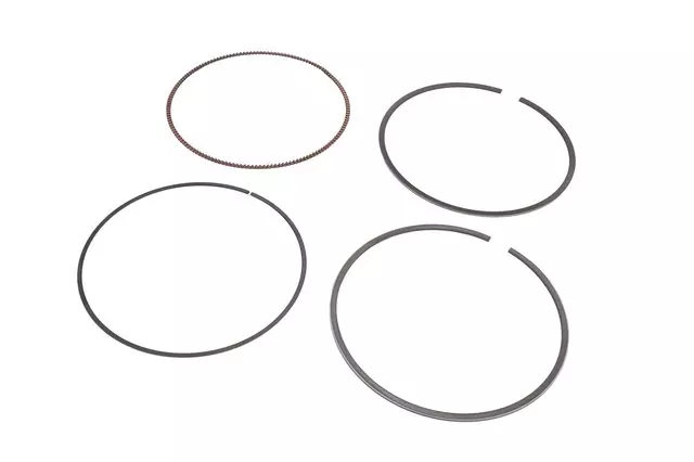 Piston Ring Kit with Compression Rings, Oil Ring Rail Spacer, and Oil Ring Rails