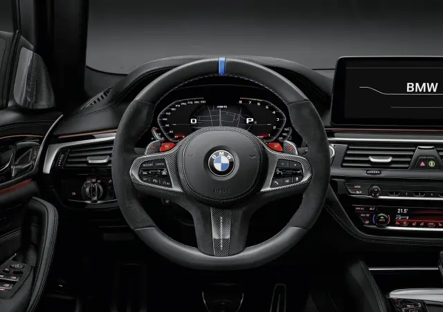 32302459669 - 2022-2025 BMW M Performance Steering Wheel Cover (32