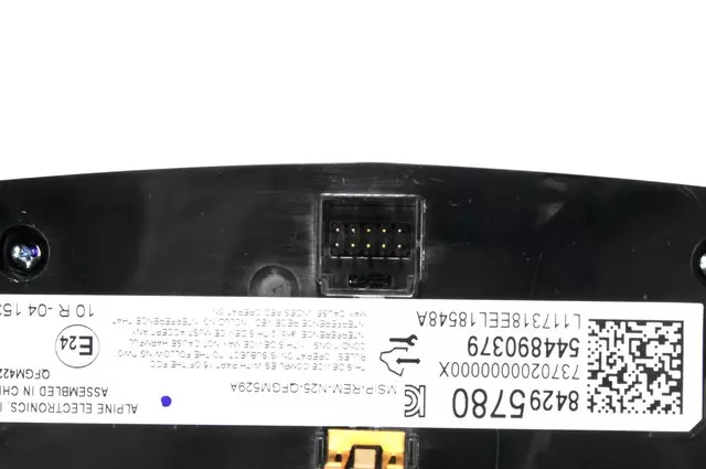 Heating and Air Conditioning Control Panel