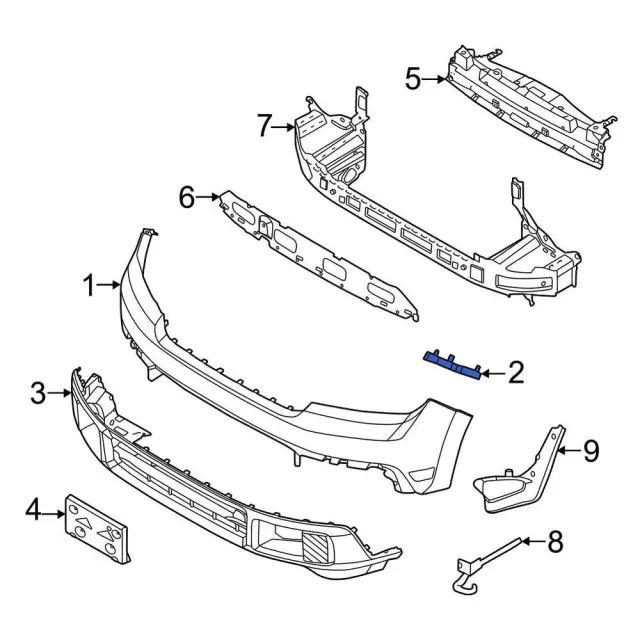 2022-2024 Ford Maverick Upper Bracket NZ6Z-17C947-A | OEM