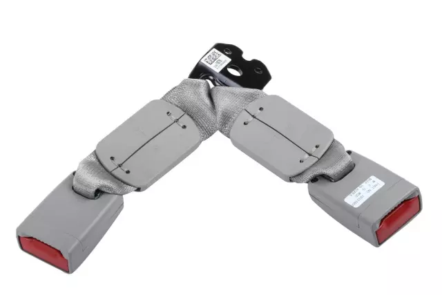 Titanium Rear Driver Side Seat Belt with Buckle