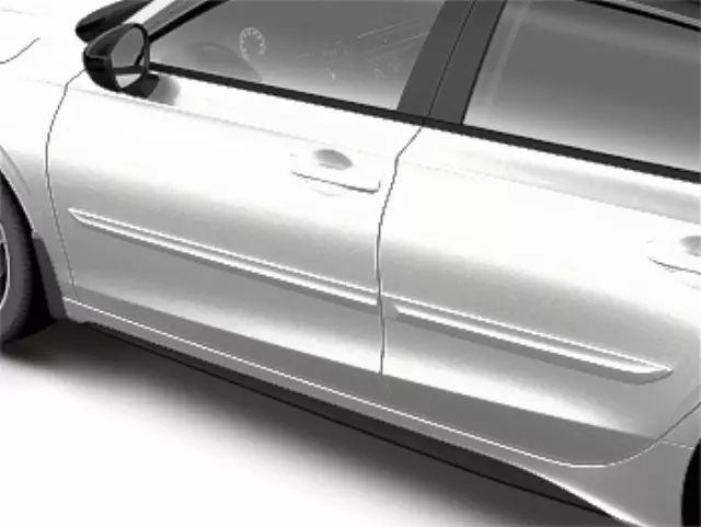 2022-2025 Honda Civic - Body Side Moldings - Platinum White Pearl