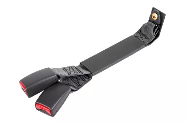 Very Dark Pewter Rear Center Seat Belt with Buckle