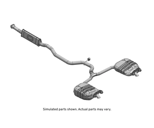 Exhaust Muffler with Exhaust Pipe
