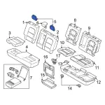 2021-2024 Ford Bronco Sport - Headrest, Outer