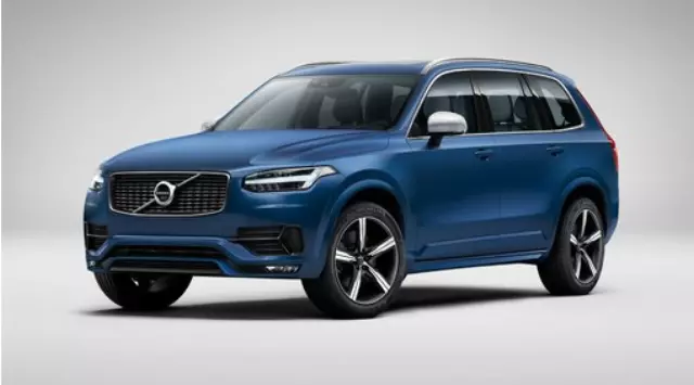 2016-2021 Volvo XC90 20 Inch 5-Spoke Matt Black Diamond Cut Alloy