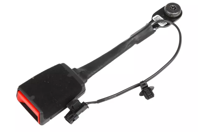 Jet Black Front Seat Belt with Buckle