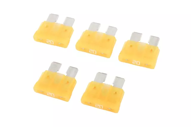 Yellow 20 Amp Automotive Fuse
