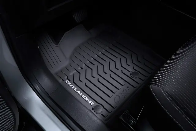 Cartist All-Weather Floor Mats For Mitsubishi Outlander Sport 2011-2024 - TPE Material, 5-Seat Custom Fit