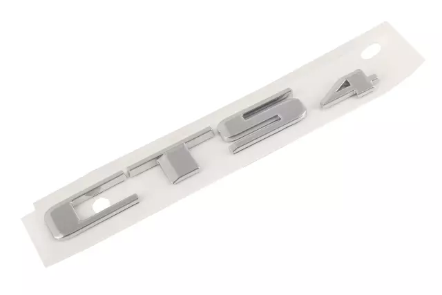 Bright Chrome Deck Lid CTS 4 Emblem