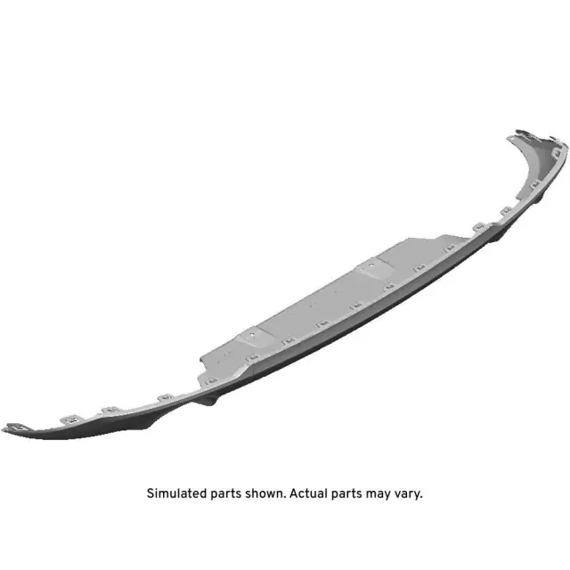 Black Rear Bumper Valance Panel