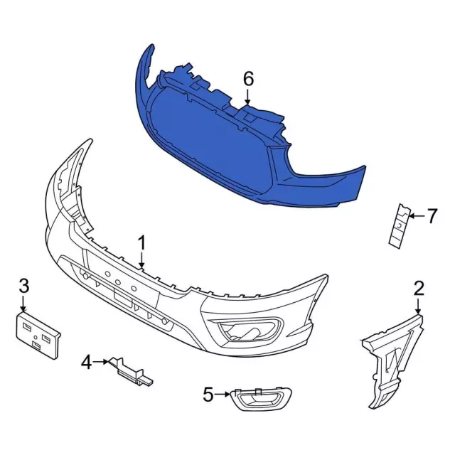 LK4Z-17757-DA - Lower Cover 2020-2025 Ford | Ford Parts Direct