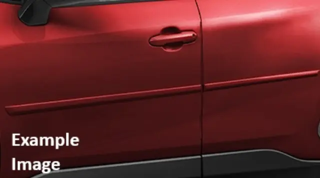 2019-2025 Toyota Moldings, Body Side, Midnight Black Metallic