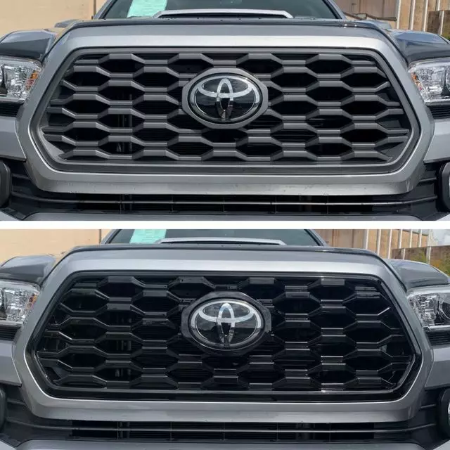 20202023 Toyota Gloss Black Patented Grille Overlay for Toyota