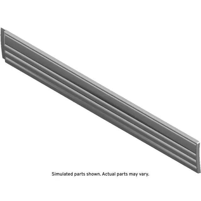 Black Driver Side Body Side Lower Front Molding