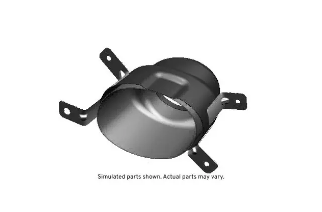 Bright Chrome Passenger Side Exhaust Tail Pipe Heat Sleeve