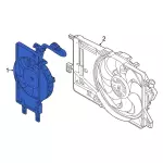 2016-2018 Ford Focus - Engine Cooling Fan Assembly