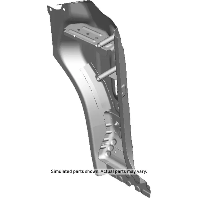 Passenger Side Body Hinge Pillar Outer Panel Reinforcement
