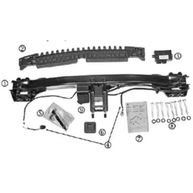 Trailer Hitch W/O Ball - Volkswagen (7L0-092-105-UA)