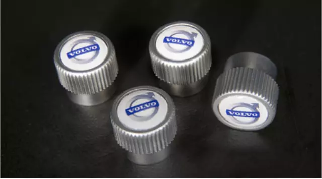 Valve Stem Caps - Silver