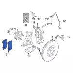 2020-2022 Ford Mustang - Brake Pads