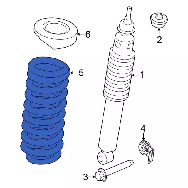 LC3Z-5310-AL - Spring Front 2020-2022 Ford | Online Ford Parts Catalog