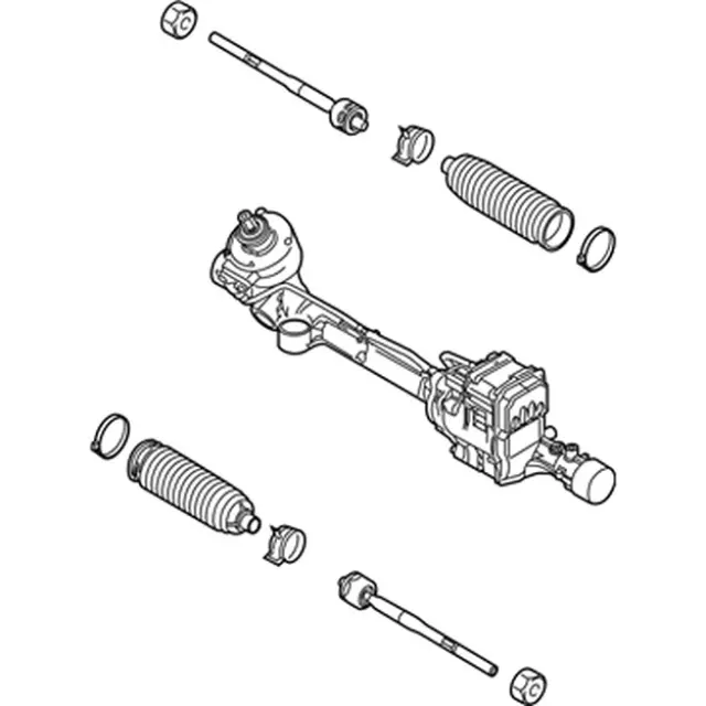 Genuine Ford Steering Gear EG1Z-3504-H