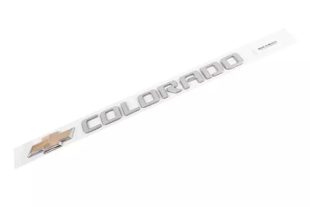 Tailgate Colorado Name Plate with Bowtie Logo