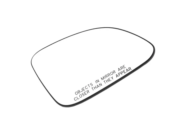 Passenger Side Door Mirror Glass and Backing Plate
