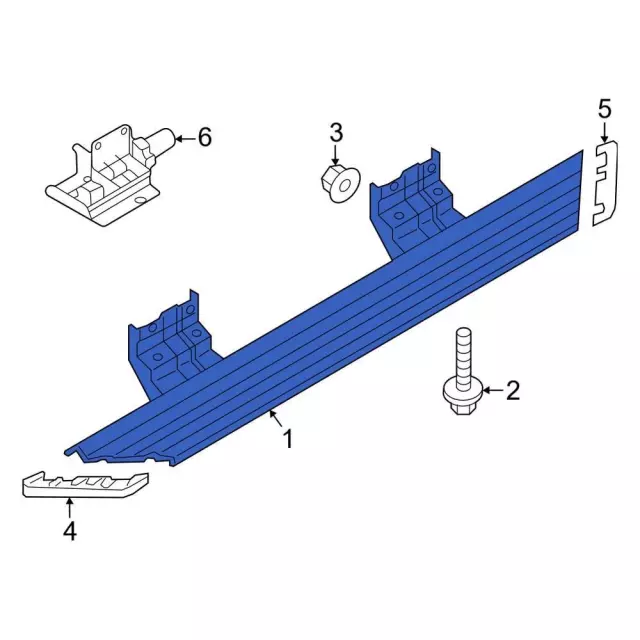 KK4Z-16450-AG - Running Board 2018-2026 Ford | Ford Parts Direct