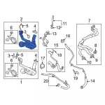 2020-2024 Ford - Reservoir Hose