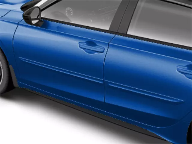 Body Side Moldings - Aegean Blue Metallic