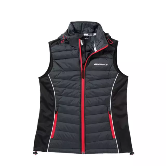トップス Mercedes Anchor inc. Lightweight Vest Mer Womens AMG Puffer Vest (AMBL756 Black) | 1443534-80