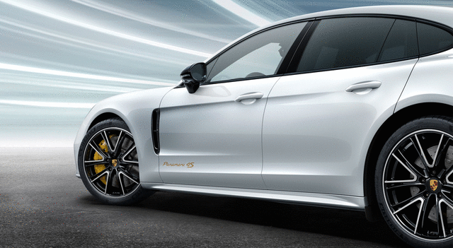 2020-2022 Porsche Panamera - Model Designation On Doors - Aurum