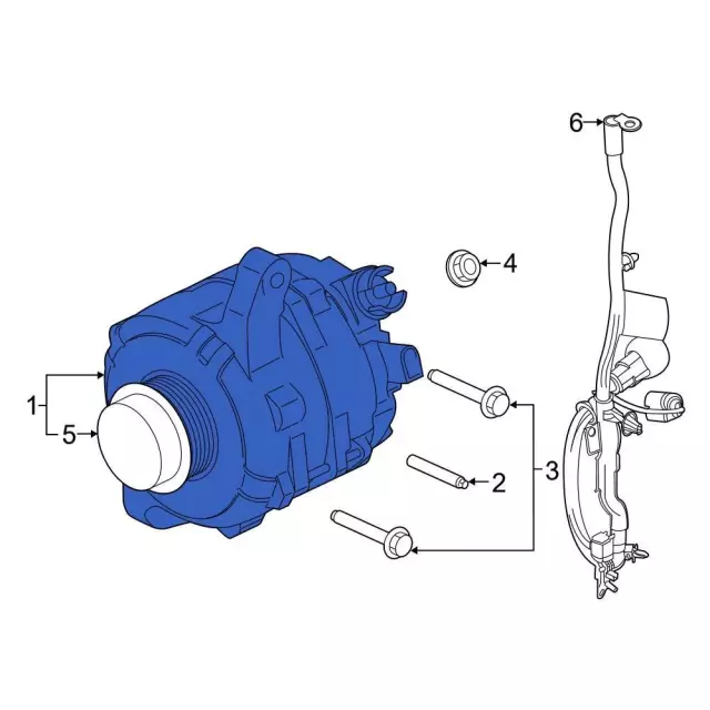 2019-2023 Ford Ranger Alternator KB3Z-10346-B | OEM Parts Online
