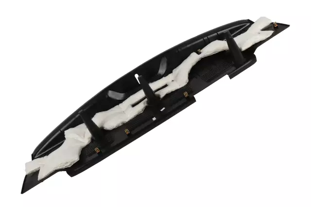 Jet Black Rear End Trim Finish Panel