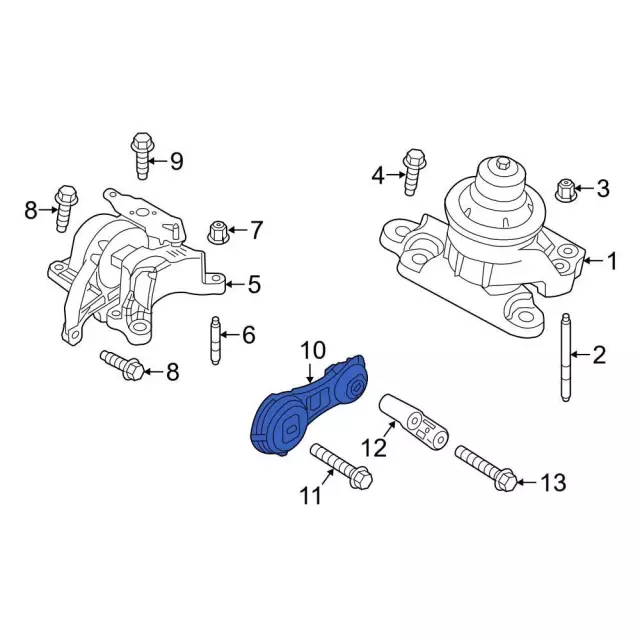 FB5Z-6068-D Engine Support Rod fb5z6068d | Fairway Ford OEM Parts