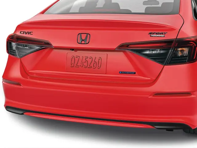 08F20-T20-100E - Emblem Set H Mark BLACK (Front and Rear