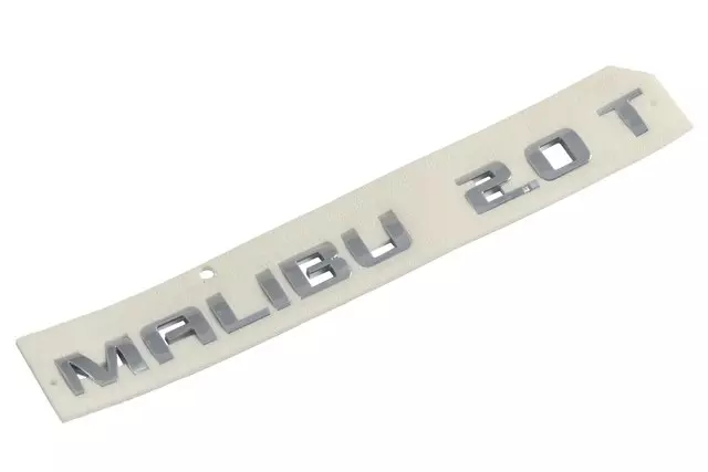 2016-2022 Chevrolet Malibu Deck Lid Malibu 2.0T Name Plate 